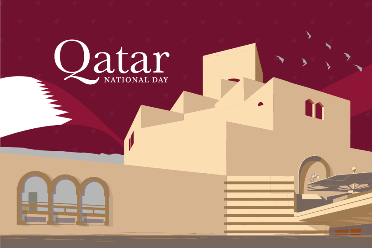 The Museum of Islamic Art Doha Qatar, a Graphic by Logoworks