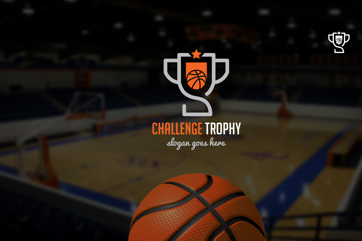 Basketball Challenge Trophy Logo, a Branding & Logo Template by GladicMonster (Photo 1 of 10)