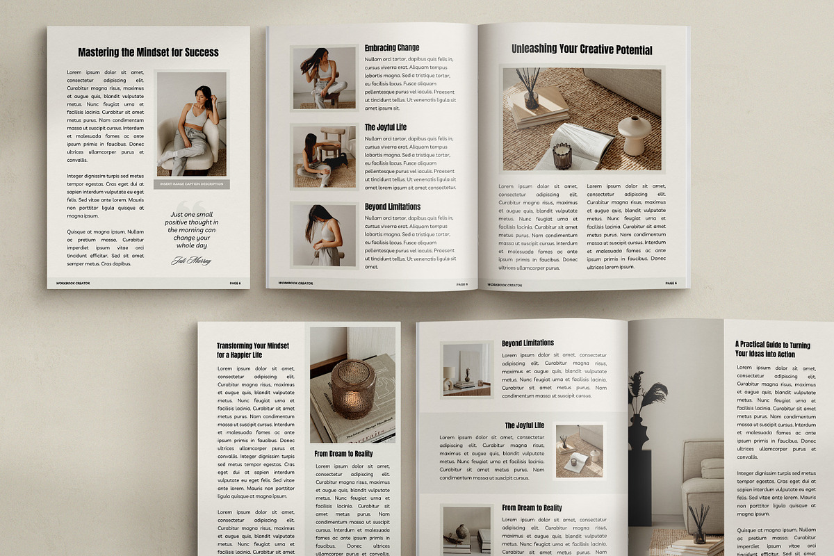NOLE / Workbook Creator Kit, a Magazine Template by Wildnun Studio (Photo 10 of 31)