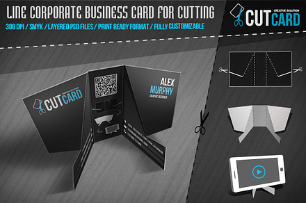CutCard - Business Card for cutting