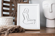 Body & Soul. Female Figure Line Art, a Healthcare Illustration by mejorana (Thumbnail 11 of 12)