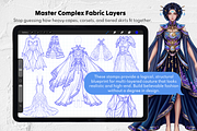 250 Dress Procreate Stamp Brushes, a Brush Add-On by Selentaori Studio (Thumbnail 5 of 12)