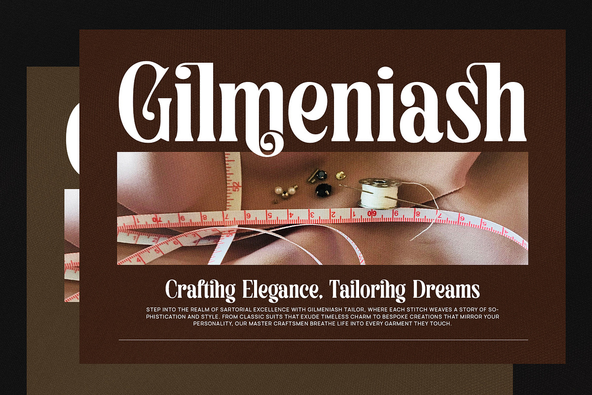 Bishry - Elegant Serif Font, a Serif Font by TypeLogue (Photo 3 of 5)