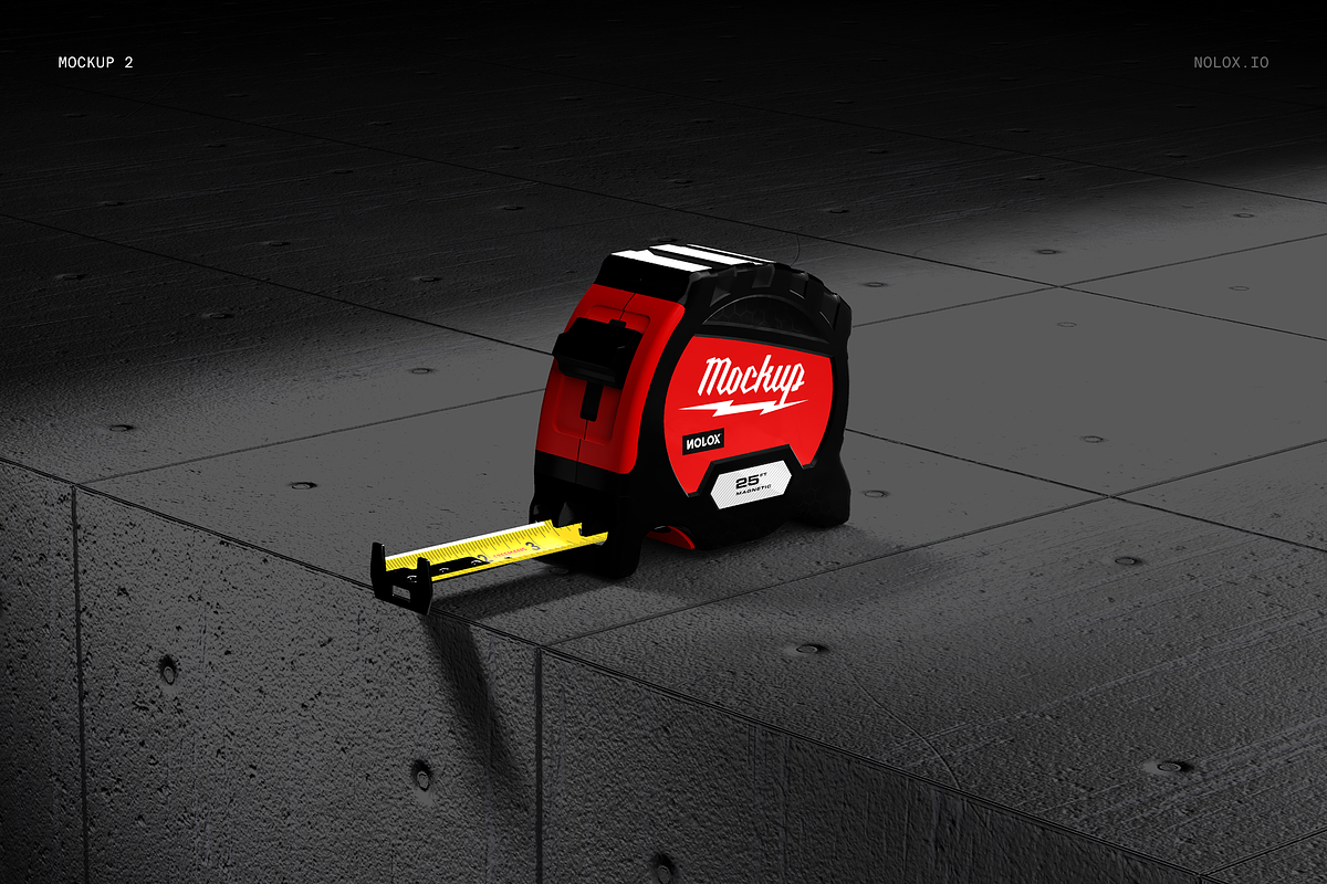 Tape Measure Mockup, a Product Mockup by Monolime (Photo 6 of 7)