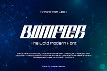Bomfier - Bold Modern Font