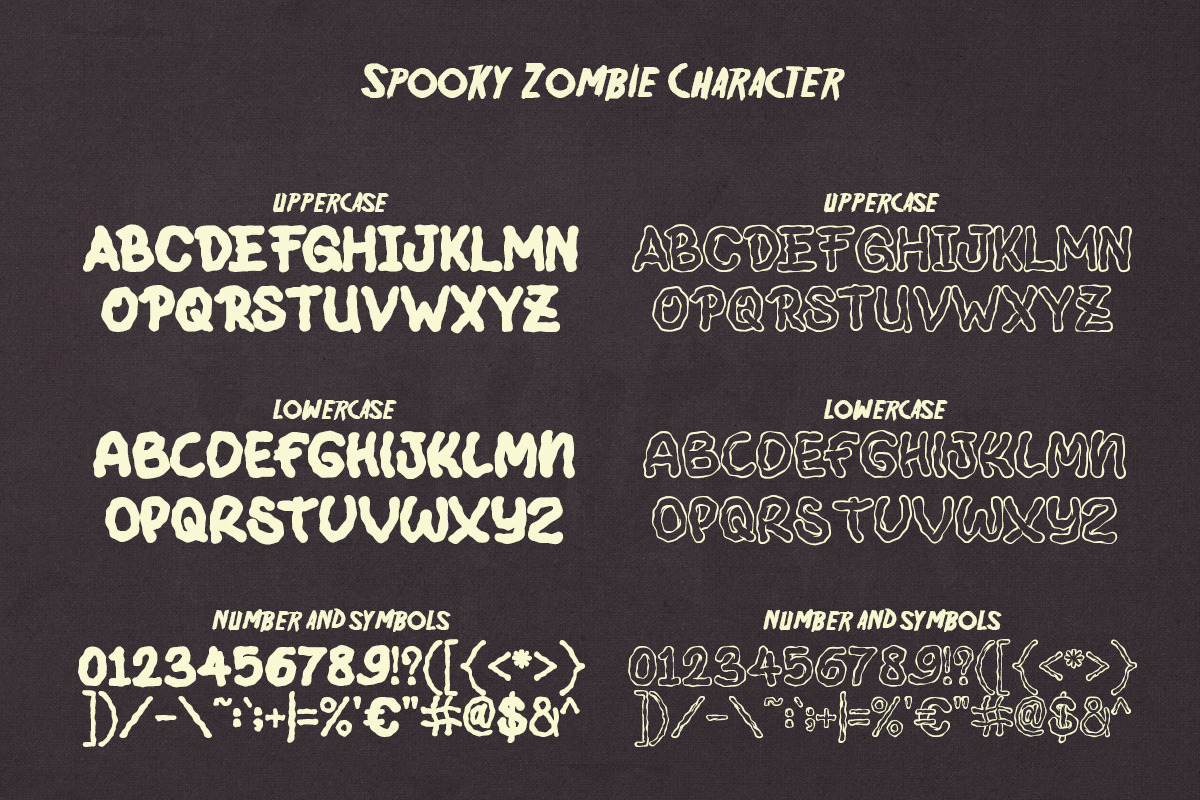 Spooky Zombie - Halloween Font, a Handwritten Font by Dharmas Foundry (Photo 13 of 13)