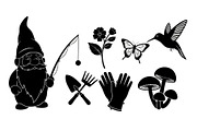 50 Botanical Garden Silhouette bundl, an Illustration by Designs_River (Thumbnail 16 of 51)