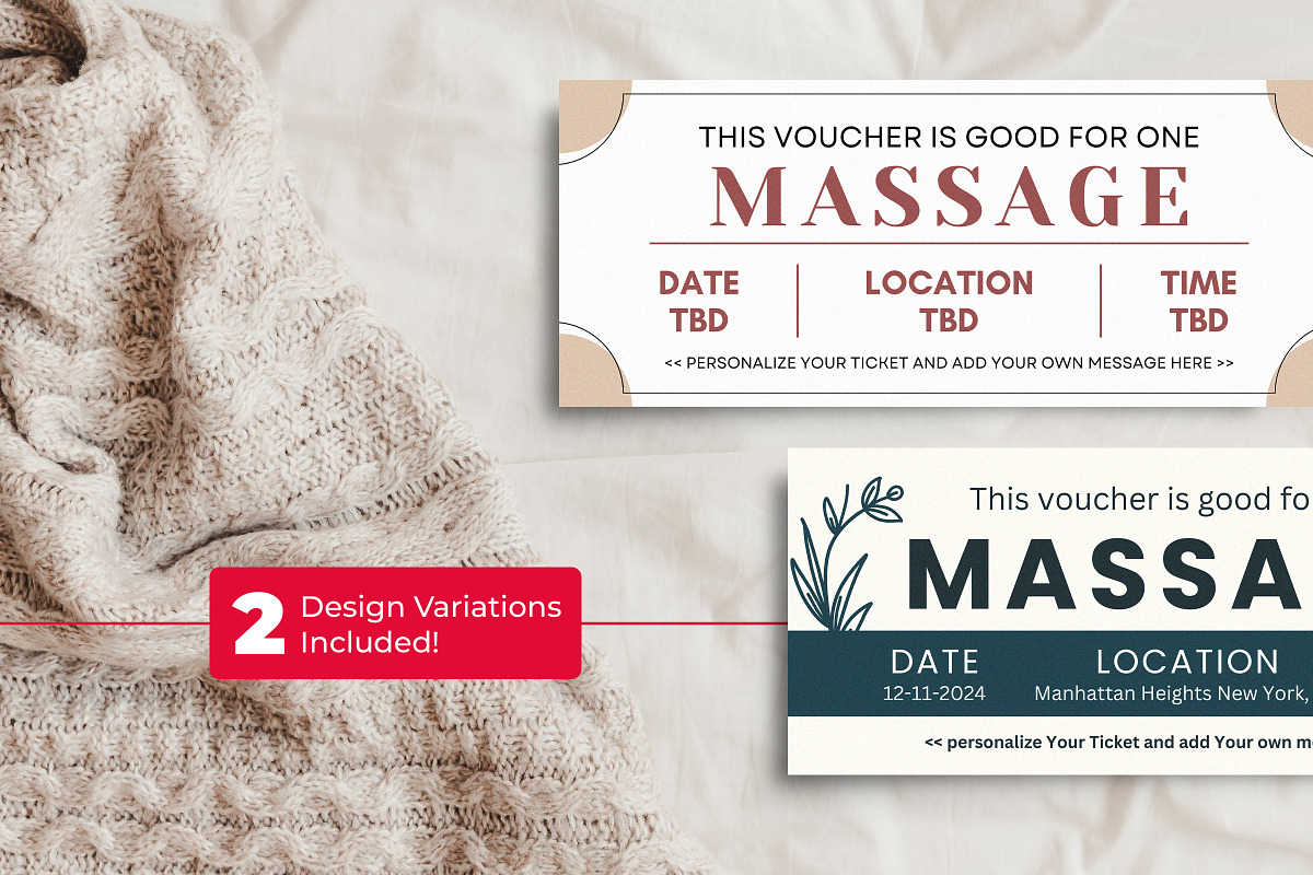 Massage Gift Certificate Canva PDF, a Card Template by Snapybiz (Photo 9 of 10)