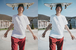 25 Skateboard Lightroom Presets LUTs