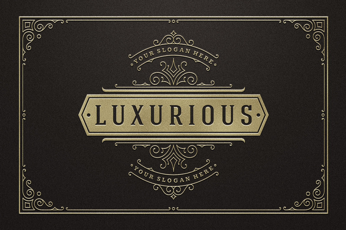 50 ornaments logos & monograms, a Branding & Logo Template by Vasya Kobelev (Photo 10 of 12)