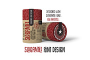 SloganTee Uppercase Font, a Font by akropol (Thumbnail 3 of 3)
