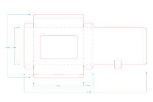 Window Box Mockup Template