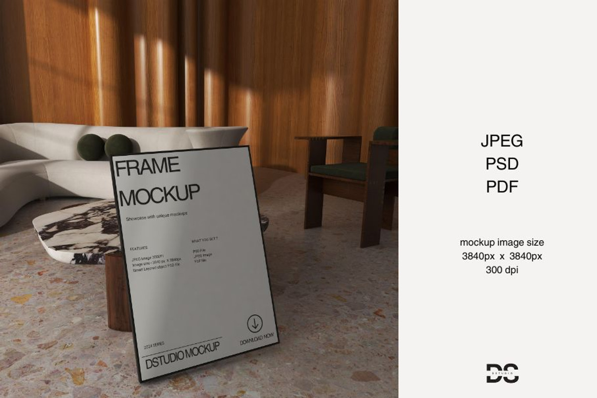Frame Mockup F324007, a Household Mockup by DSTUDIO888 (Photo 2 of 3)