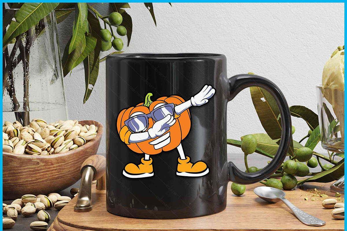 Dabbing Pumpkin Halloween SVG, an Object Graphic by Creativeusart (Photo 3 of 4)