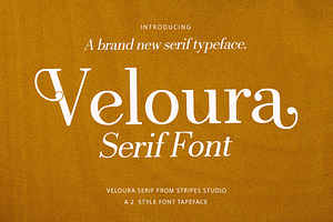 Veloura Serif Font