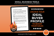 PDF Workbook Ideal Client Profile, a Templates & Theme by Jennifer Magri Templates (Thumbnail 1 of 6)