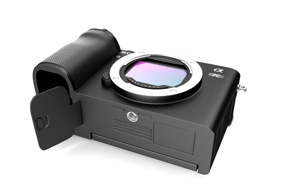 Sony A7C Compact Full-Frame Mirrorle, an Object 3D Model by Tedi Permana (Photo 8 of 12)