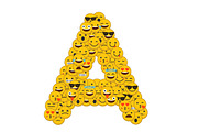 Emoji smiley font, a Handwritten Font by ink drop (Thumbnail 4 of 5)