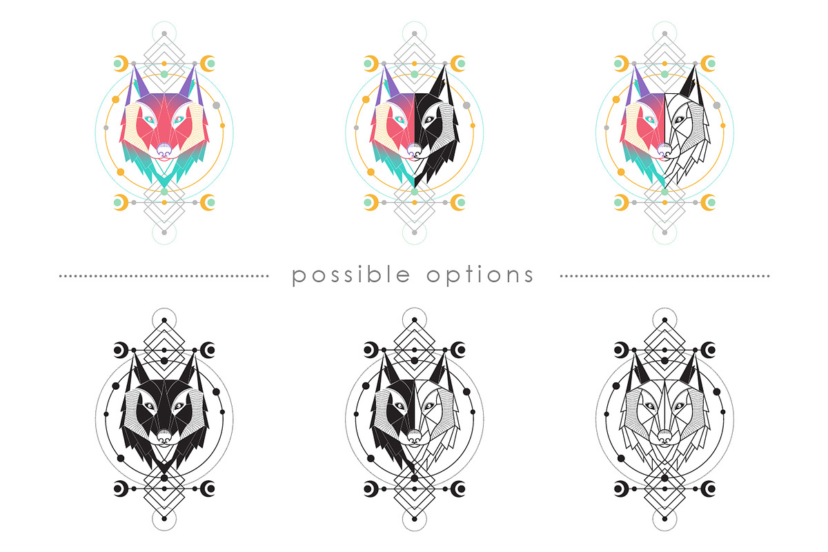 Sacred Geometry Animal Totem, an Animal Illustration by Flo Sacred Art (Photo 7 of 13)