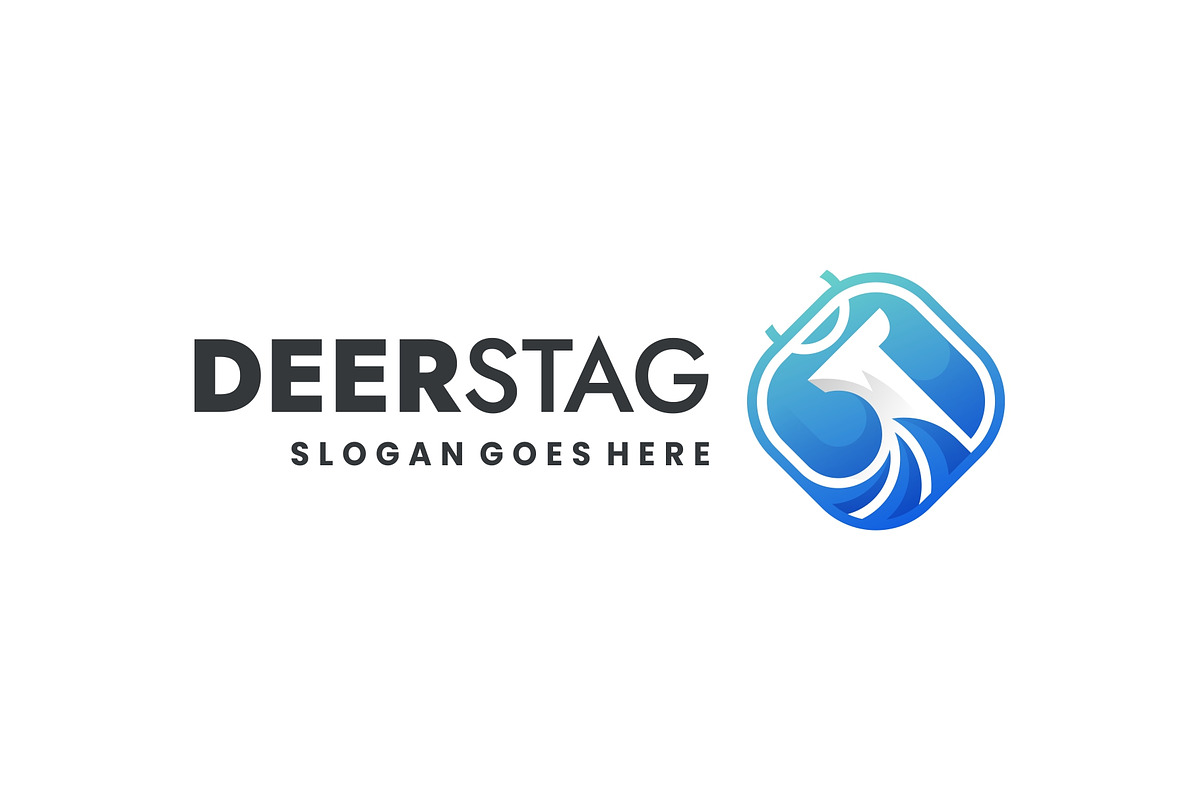 Modern Gradient Deer Colorful Logo, a Branding & Logo Template by Artnivora.Std (Photo 2 of 5)