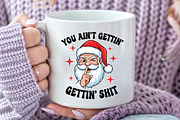 Funny Christmas Santa PNG, an Illustration by Craft Nest (Thumbnail 4 of 6)