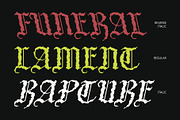 CS Varden – Black Metal Font, a Blackletter Font by Craft Supply Co. (Thumbnail 4 of 8)