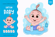 Cute little baby. Tshirt, PNG., a Person Illustration by KENO Mascots (Thumbnail 1 of 5)