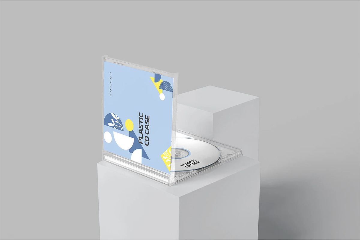 Plastic CD & Jewel Case Mockups, a Product Mockup by megostudi0 (Photo 7 of 7)