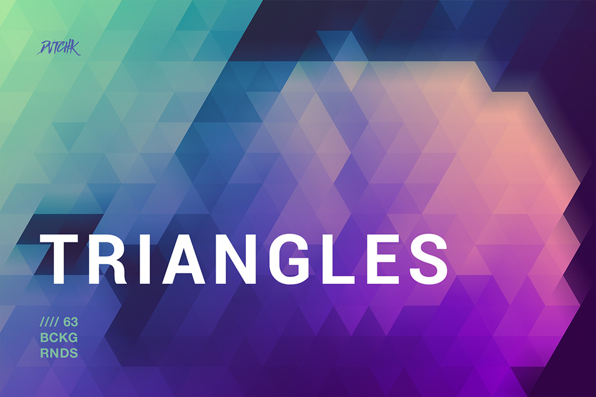 Blurry Triangles Backgrounds, a Background Graphic by dvtchk (Photo 4 of 6)