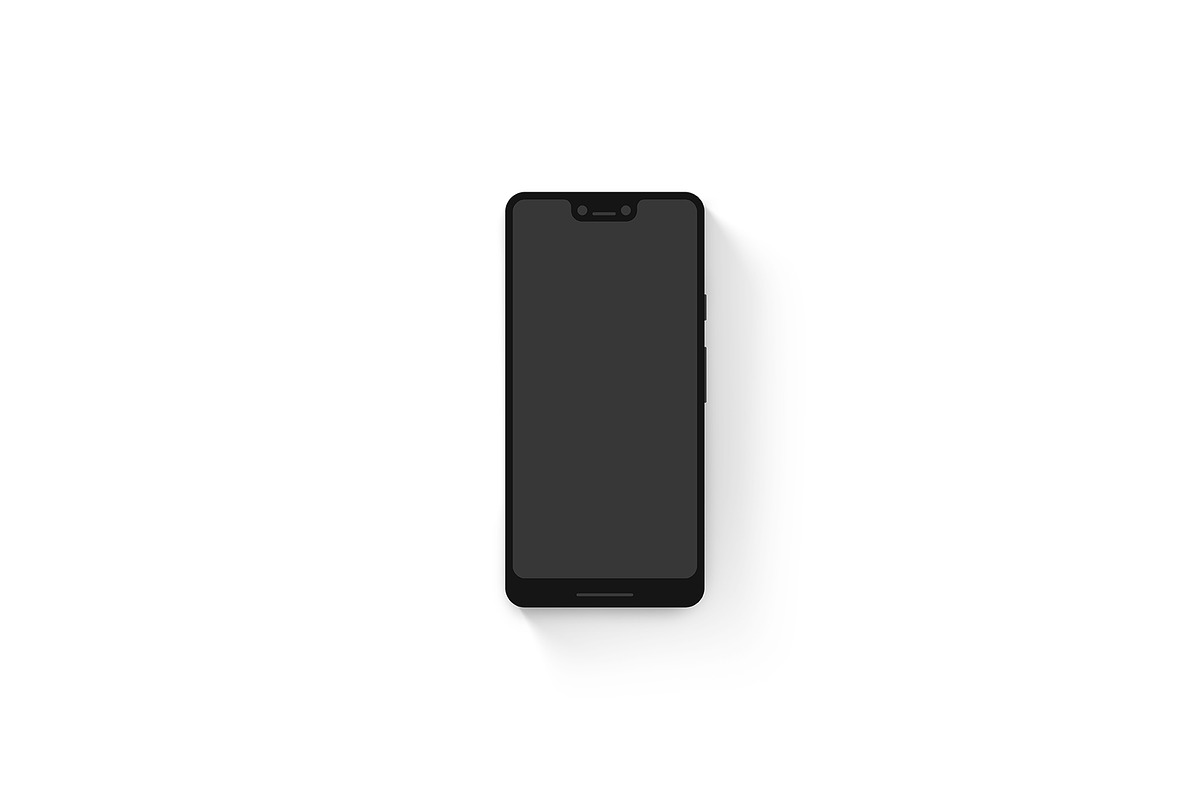 20 Minimalist & Flat Devices Mockups, an iPhone Mockup by Asylab (Photo 66 of 97)