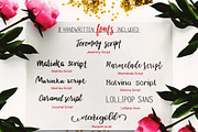 Watercolor Logo Kit + 8 Fonts!, a Branding & Logo Template by BilberryCreates (Thumbnail 2 of 10)