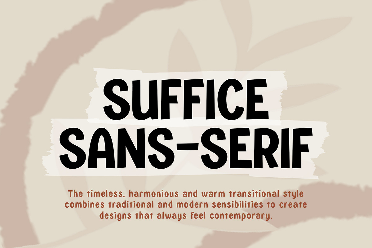 Suffice - Playful Typeface, a Sans Serif Font by roomspace creative lab (Photo 11 of 14)
