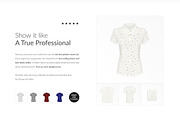 Women Polo Ghost Mock-ups FREE DEMO, a Books & Magazine Mockup by Apparel_Mockups (Thumbnail 8 of 23)