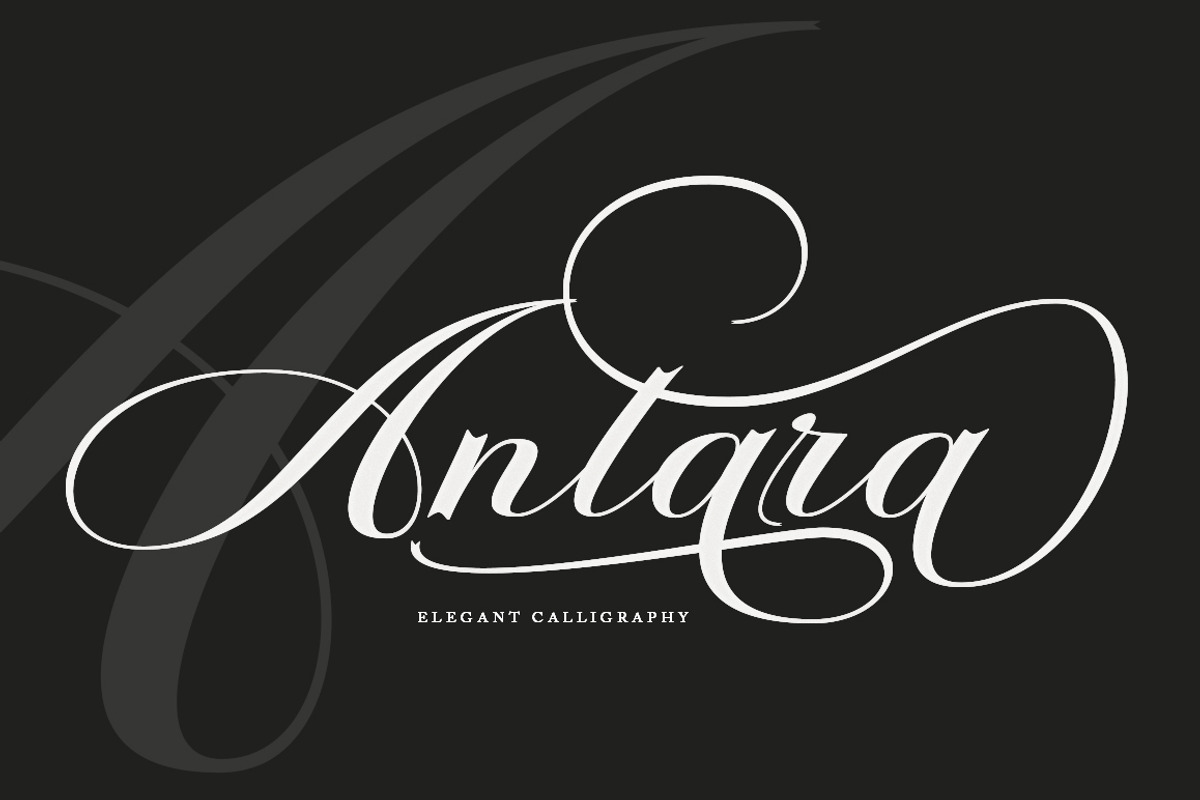Antara Script, a Script Font by Has_rizal (Photo 11 of 11)