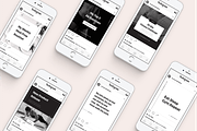 Fitness Instagram Template, a Social Media Template by January Made Design (Thumbnail 4 of 4)