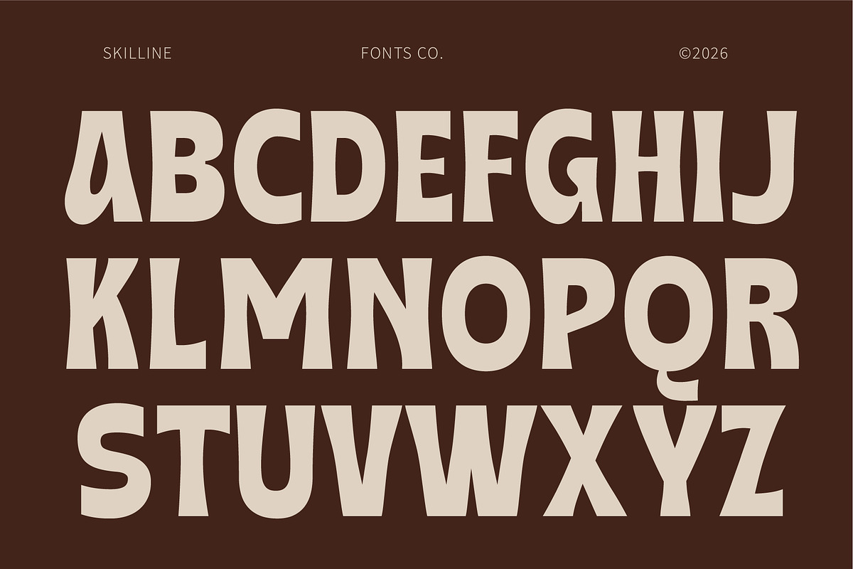 SFC Grina - Chunky Display Font, a Sans Serif Font by Skilline Supply Co. (Photo 3 of 8)