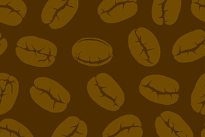 Coffee Shop Theme Seamless Pattern