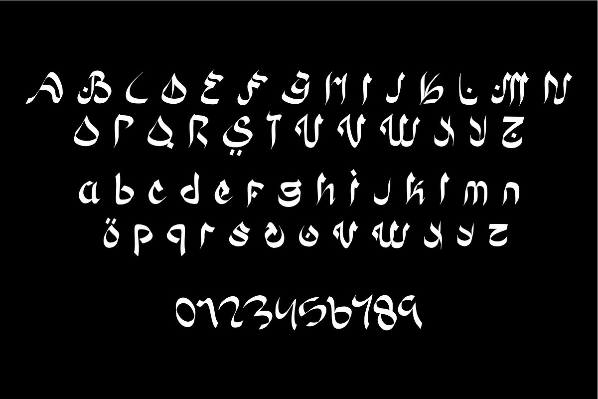 Sahur - Exotic Arabic Style Font, a Blackletter Font by WAP (Photo 6 of 7)