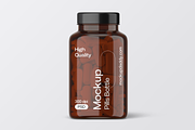 Vitamin & Supplement Bottle Mockup, a Cups & Container Mockup by Mockupdaddy (Thumbnail 28 of 28)