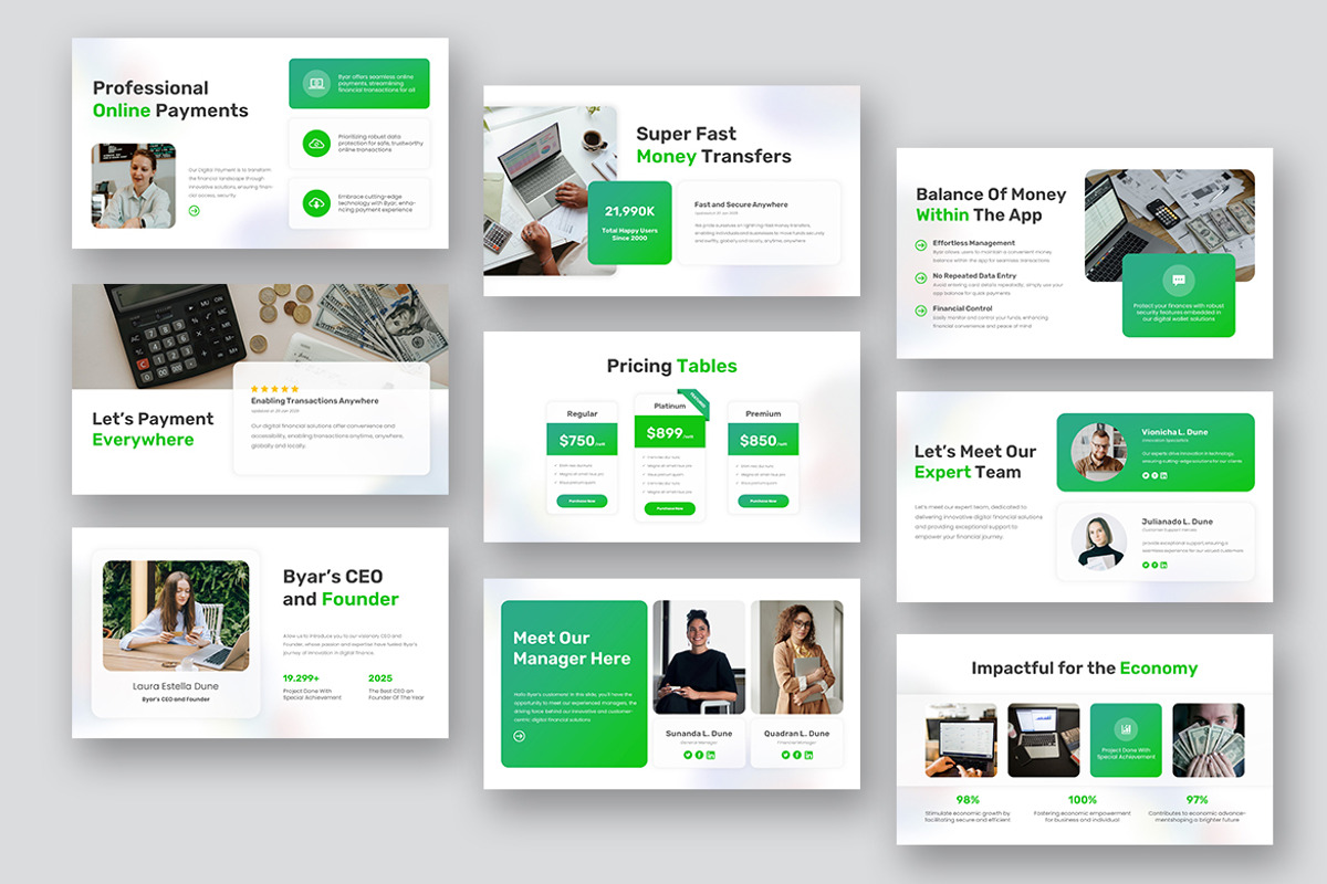 Byar E-Wallet Digital Payment PPT, a Presentation Template by kerismaker (Photo 4 of 10)