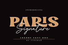 Paris Signature - Luxury Font Duo