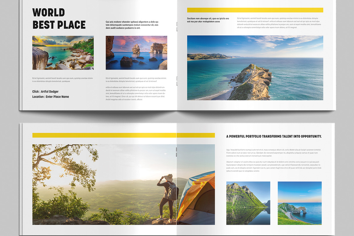 Modern Photography Portfolio Book, a Brochure Template by MightyDesign (Photo 5 of 9)