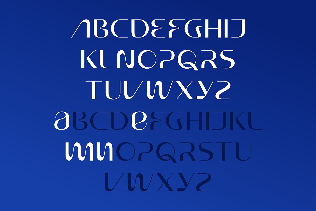 Sky Walk Sans Serif Futuristic Font, a Sans Serif Font by WhymoreArt (Photo 8 of 10)