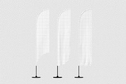 Customizable Feather Flag Mockup, an Advertising Mockup by zpackcreative (Thumbnail 3 of 4)