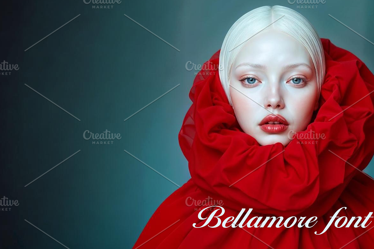 Bellamore font-Regular-081-25, a Font by canve (Photo 1 of 2)