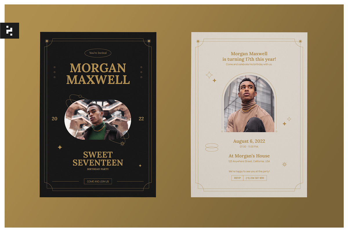 Birthday Invitation Template, a Templates & Theme by Neermana (Photo 1 of 4)