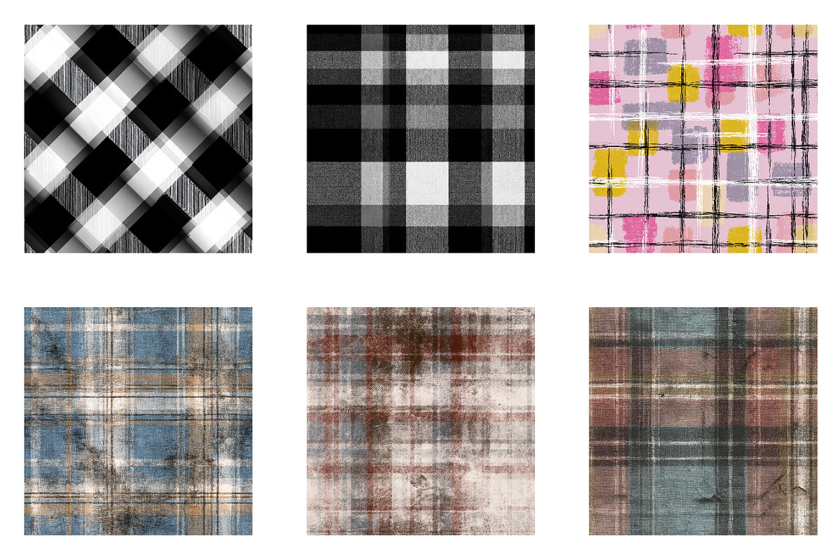 Plaid Seamless Pattern Bundle, a Pattern Graphic by CreationArt (Photo 6 of 7)