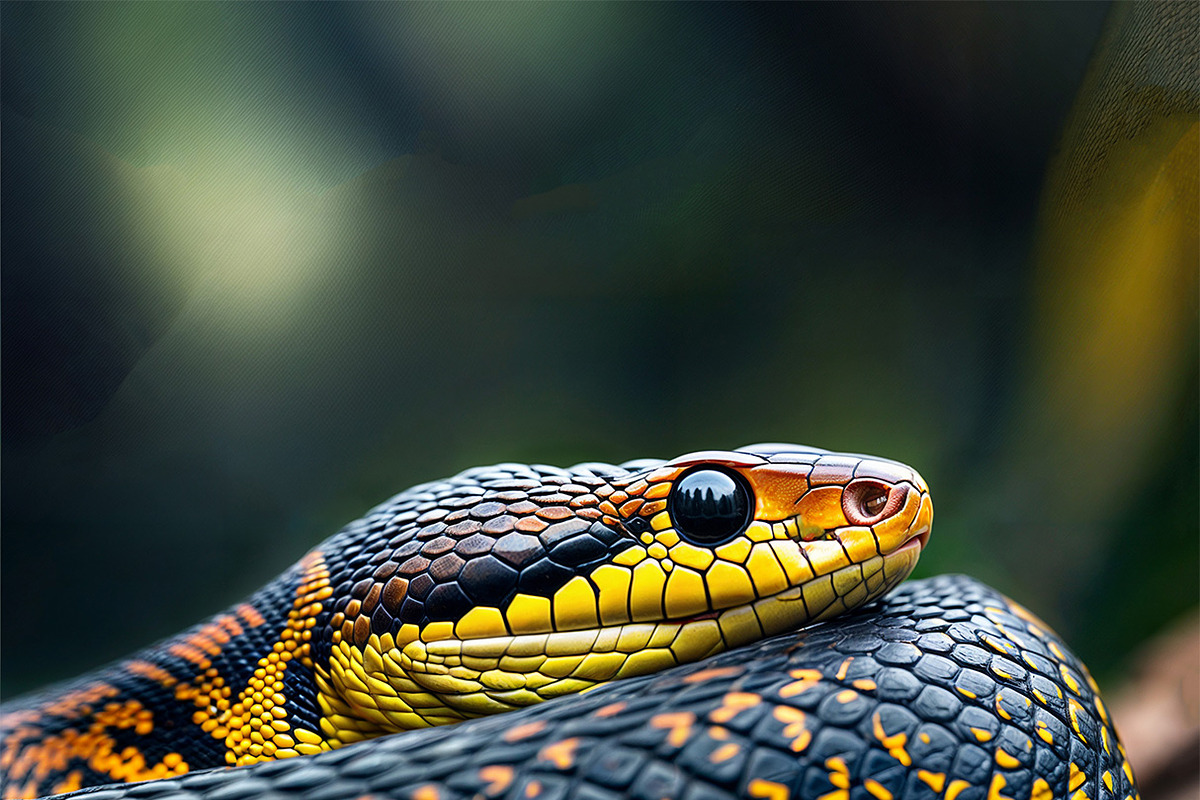 Vibrant Exotic Snake Portrait Pack, an Animal Illustration by StockVerse Creative (Photo 4 of 4)