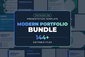 The Dream Job: Portfolio Bundle, a Presentation Template by CreativeUP
