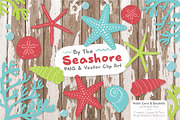 Seashells Clipart in Fresh, an Illustration by Amanda Ilkov (Thumbnail 2 of 5)